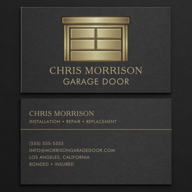 Garage Door Business Card (Creator Uploaded)