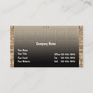 Garage Door Business Cards