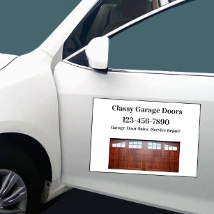 Garage Door Service Magnetic Car Signs