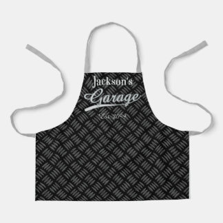 Garage gris classique Tabliers pour enfants et adu