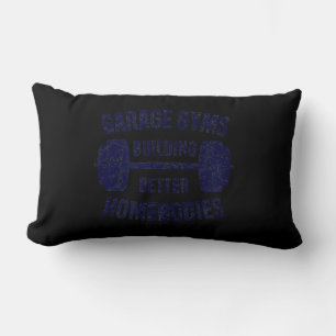 Garage Gyms Building Better Homebodies Barbell Gym Lumbar Pillow