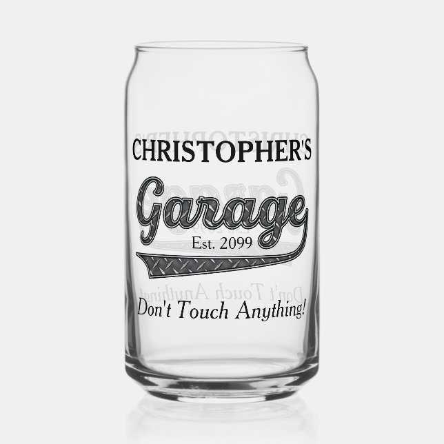Garage ne touchez pas à quelque chose Drinkware (Recto)