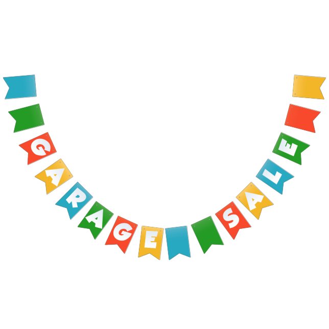 Garage Sale Bunting Banner Flags (All)