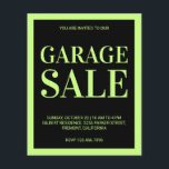 Garage Sale Flyer<br><div class="desc">Promotional Garage Sale Flyer. Customize it with your own text and spread the word.</div>