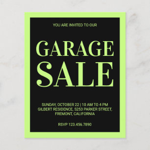 Garage Sale Flyer