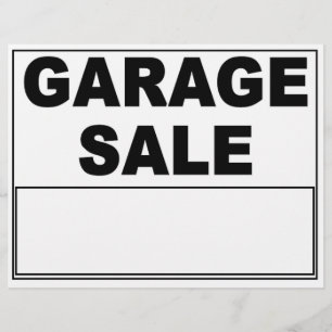 Garage Sale Flyer