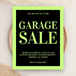 Garage Sale Flyer<br><div class="desc">Promotional Garage Sale Flyer. Customize it with your own text and spread the word.</div>