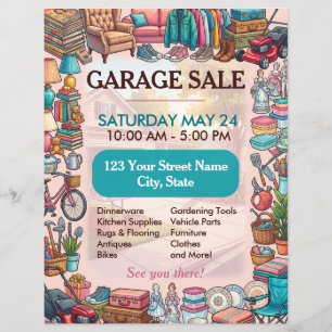Garage Sale Flyer Template