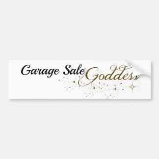 Garage Sale Goddess Bumper Sticker
