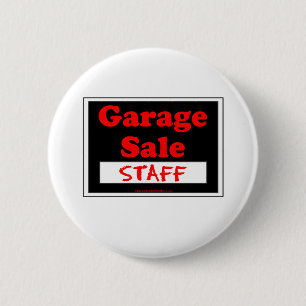 Garage Sale Staff 2 Inch Round Button