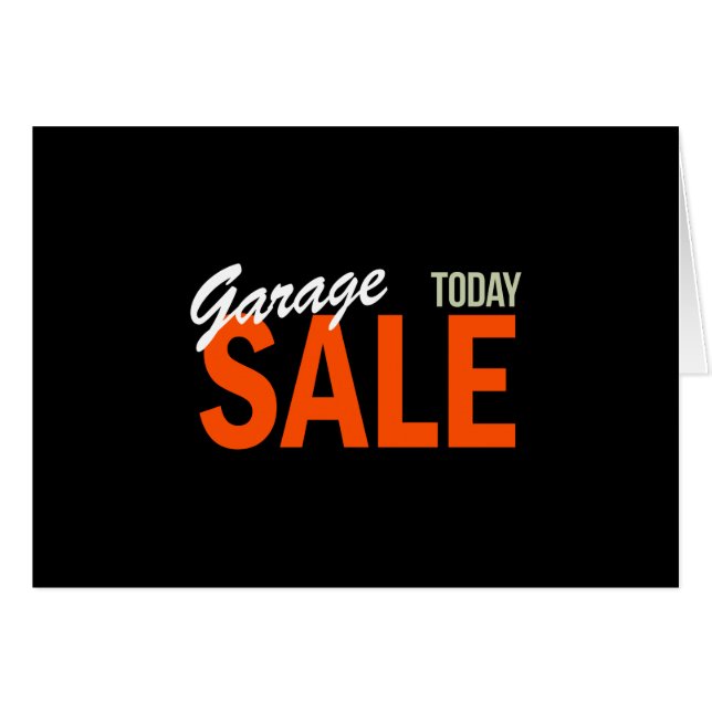 Garage Sale Today (Front Horizontal)