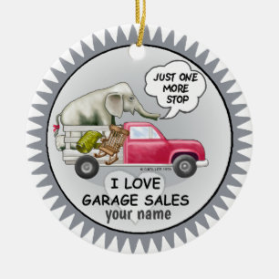 Garage Sales  Ceramic Ornament