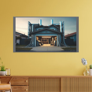 Garage Tech Upgrade canvas print