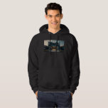 Garage Tech Upgrade men black hooded sweatshirt<br><div class="desc">Garage Tech Upgrade hoodies are for fathers who are inventors, scientists, engineers and entrepreneurs working from their garages and "pushing the envelope" to improve on or innovate new products, code, and methods. Garage Tech Upgrade is Steamy Raimon original synthography art. * can also apply to electricians, architects, builders, hobbyists, and...</div>