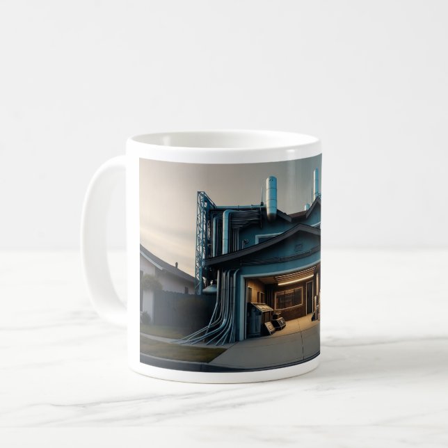Garage Tech Upgrade mug (Front Left)