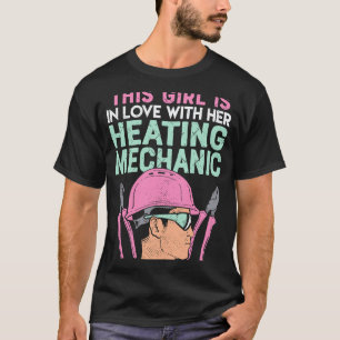 Garage This Girl Is In Love With Her Heating Mecha T-Shirt