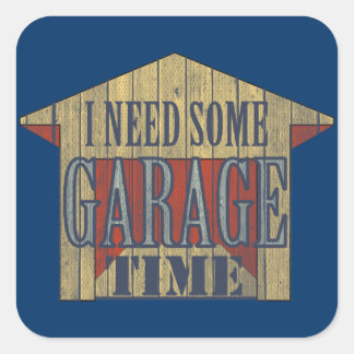GARAGE TIME Toolbox Square Sticker