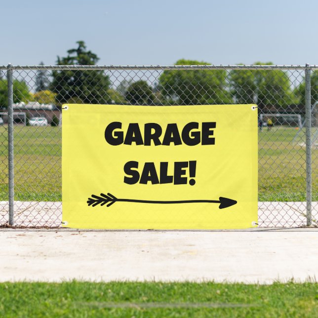 GARAGE VENTE ! Bannière Flèche (Insitu)