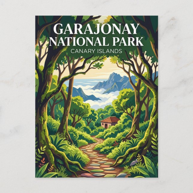 Garajonay National Park Spain Postcard (Front)