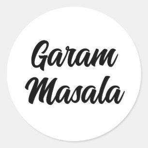 Garam Masala Pantry Label