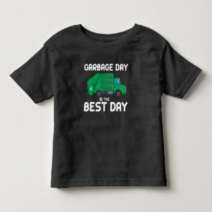 Garbage Day Fun Trash Truck Waste Trucker Dumpster Toddler T-shirt