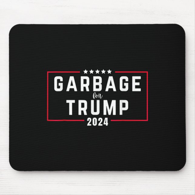_garbage For Trump 2024  Mouse Pad (Front)
