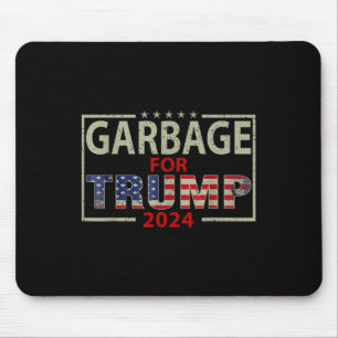 Garbage For Trump 2024 Tees - Trump Supporter Mouse Pad