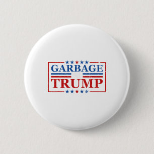 Garbage For Trump Garbage For Trump 2024 President 2 Inch Round Button