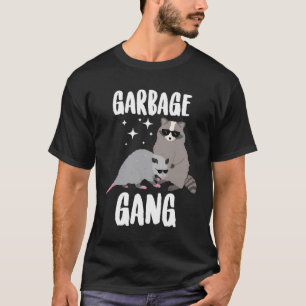 Garbage Gang Funny Animals Opossum And Raccoon T-Shirt