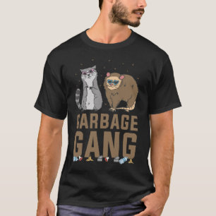 Garbage Gang Possum Animals Opossum Animal Raccoon T-Shirt
