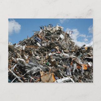 Garbage Pile at the Dump Postcard