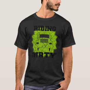 Garbage Smiling Truck Dirty Cans Recycling Day Dus T-Shirt