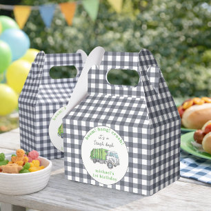 Garbage Trash Truck Birthday Personalized Favor Box