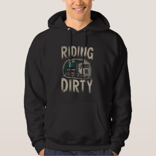 Garbage Truck Driver Recycling Waste Trash Collect Hoodie
