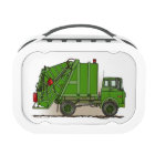 Garbage Truck Green