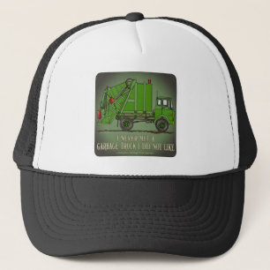 Garbage Truck Green Operator Quote Hat