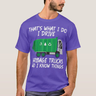 Garbage Truck Recycling Truck Trash Remover Garbag T-Shirt