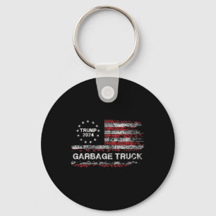 Garbage Truck - Trump Supporter Garbage Trump 2024 Keychain