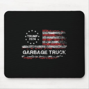 Garbage Truck - Trump Supporter Garbage Trump 2024 Mouse Pad