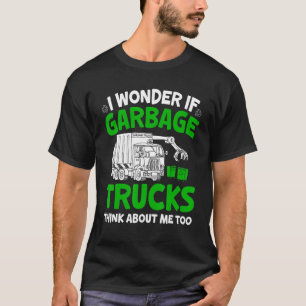 Garbage Trucks Trash Truck For Kids Boys Mens Wome T-Shirt