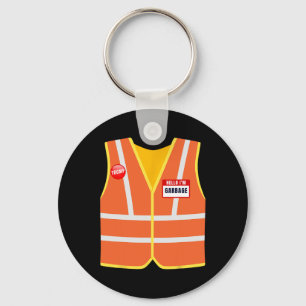 Garbage Vest For Trump Hello I'm Garbage Vote Trum Keychain