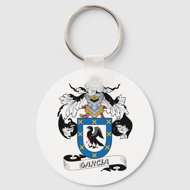 Garcia Family Crest Keychain (Front)