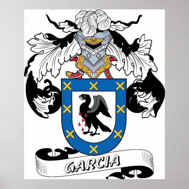 Garcia Family Crest Poster (Front)