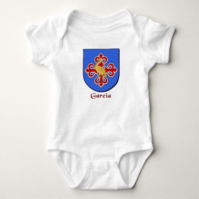 Garcia Family Shield Infant Creeper (Front)