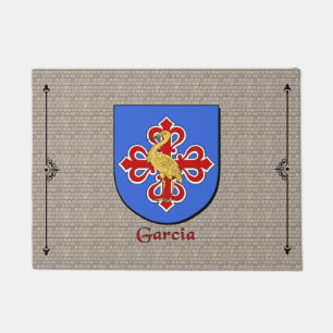 Garcia Historical Shield on Cobblestone Doormat