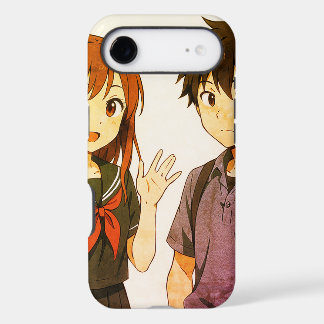 Garçon Anime Timide + Fille Sur un iPhone Durable