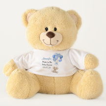 Garçon Baby shower Mère à être ours en peluche