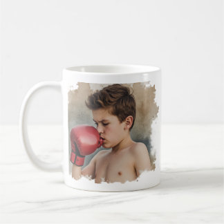 garçon boxeur tasse