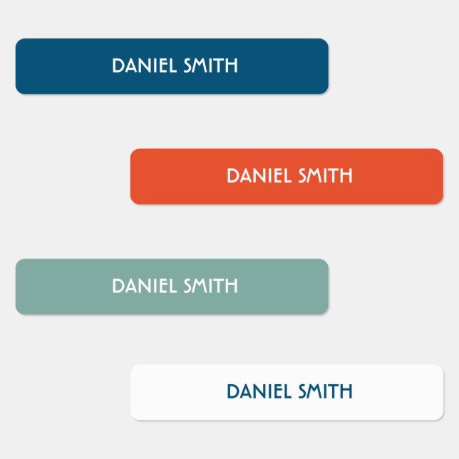 Garçon École garderie Nom Étiquettes (Groupe)