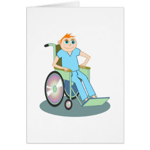 Garçon en fauteuil roulant